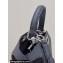 Fendi Peekaboo Iseeu Medium Bag in Selleria Romano Leather Dark Gray