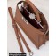 Fendi Peekaboo Iseeu Medium Bag in Selleria Romano Leather Brown