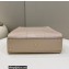Fendi Peekaboo Iconic Medium Bag in Vintage Effect Lambskin Creamy