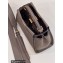 Fendi Peekaboo Iconic Mini Bag Dark Gray in Calfskin Leather with FF Lining