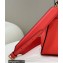 Fendi Peekaboo Iconic Mini Bag Orange Red in Calfskin Leather with FF Lining
