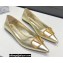 Valentino VLogo Signature Ballet Flats Gold