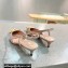 Valentino Heel 4cm Crystal VLogo Signature Calfskin Slingback Pumps Nude