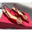 Valentino VLogo Signature Slingback Ballet Flats Red