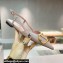 Valentino Crystal VLogo Signature Calfskin Slingback Ballet Flats Nude