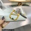 Valentino Heel 8cm Crystal VLogo Signature Calfskin Slingback Pumps White