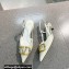 Valentino Heel 4cm Crystal VLogo Signature Calfskin Slingback Pumps White