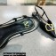 Valentino Crystal VLogo Signature Calfskin Slingback Ballet Flats Black