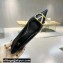 Valentino Crystal VLogo Signature Calfskin Ballet Flats Black