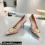 Valentino Heel 8cm Crystal VLogo Signature Calfskin Pumps Nude