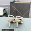 Valentino Heel 8cm VLogo Signature Patent Leather Slingback Pumps White