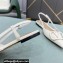 Valentino VLogo Signature Patent Leather Slingback Ballet Flats White