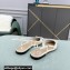 Valentino VLogo Signature Patent Leather Slingback Ballet Flats White