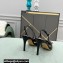Valentino Heel 8cm VLogo Signature Patent Leather Slingback Pumps Black