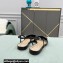 Valentino VLogo Signature Patent Leather Slingback Ballet Flats Black
