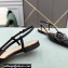 Valentino VLogo Signature Patent Leather Slingback Ballet Flats Black