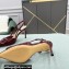 Valentino Heel 8cm VLogo Signature Patent Leather Slingback Pumps Burgundy