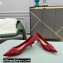 Valentino Heel 4cm VLogo Signature Calfskin Pumps Patent Red