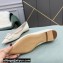 Valentino VLogo Signature Calfskin Ballet Flats Patent White