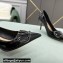 Valentino Heel 8cm VLogo Signature Calfskin Pumps Patent Black
