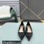 Valentino VLogo Signature Calfskin Ballet Flats Patent Black