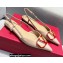 Valentino VLogo Signature Slingback Ballet Flats Nude