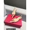 Valentino VLogo Signature Slingback Ballet Flats Nude