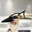 Valentino Heel 8cm VLogo Signature Patent Leather Mules Black
