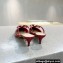 Valentino Heel 4cm VLogo Signature Patent Leather Mules Red