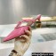 Valentino Heel 4cm VLogo Signature Patent Leather Mules Pink