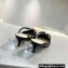 Valentino Heel 4cm VLogo Signature Patent Leather Mules Black