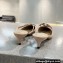 Valentino Heel 4cm VLogo Signature Patent Leather Mules Nude