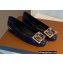 Louis Vuitton Dauphine Madeleine Ballerinas Patent Blue