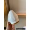 Louis Vuitton Dauphine Madeleine Ballerinas Patent White