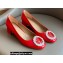 Louis Vuitton Heel 4.5cm LV Circle Madeleine Pumps Patent Red