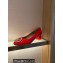 Louis Vuitton Heel 4.5cm LV Circle Madeleine Pumps Patent Red