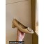 Louis Vuitton Heel 4.5cm LV Circle Madeleine Pumps Patent Nude