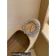 Louis Vuitton Heel 4.5cm LV Circle Madeleine Pumps Patent Nude