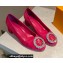 Louis Vuitton Heel 4.5cm LV Circle Madeleine Pumps Suede Framboise Pink