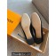 Louis Vuitton Heel 4.5cm LV Circle Madeleine Pumps Suede Black