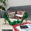 Dolce & Gabbana Heel 10.5cm Calfskin Sandals Green with DG Heel 2022
