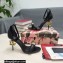 Dolce & Gabbana Heel 10.5cm Calfskin Sandals Black with DG Heel 2022