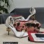 Dolce & Gabbana Heel 10.5cm Calfskin Sandals White with DG Heel 2022
