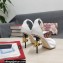Dolce & Gabbana Heel 10.5cm Calfskin Sandals White with DG Heel 2022