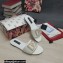 Dolce & Gabbana Calfskin Sliders White with DG Logo 2022