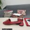 Dolce & Gabbana Calfskin Sliders Red with DG Logo 2022