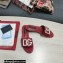 Dolce & Gabbana Calfskin Sliders Red with DG Logo 2022