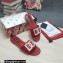 Dolce & Gabbana Calfskin Sliders Red with DG Logo 2022