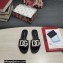 Dolce & Gabbana Calfskin Sliders Black with DG Logo 2022