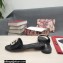 Dolce & Gabbana Calfskin Sliders Black with DG Logo 2022